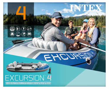 Intex Schlauchboot Excursion 4 Set